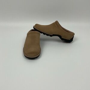 Cole Haan Country Suede Clogs Womens Tan Slip On Comfort Casual Shoes Size 6.5B